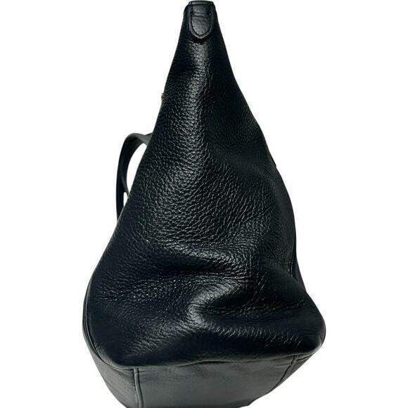 Coach Ava Leather Chain Tote Bag in Black with Gold Hardware - Picture 8 of 16